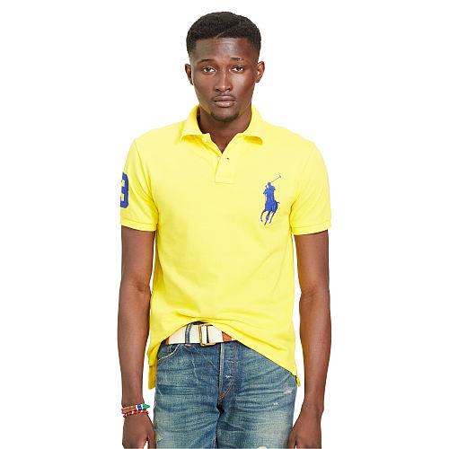 Polo Ralph Lauren Slim-fit Big Pony Polo Shirt Tournament Yellow