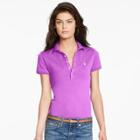 Ralph Lauren Women's Polo Shirt Purple Cactus