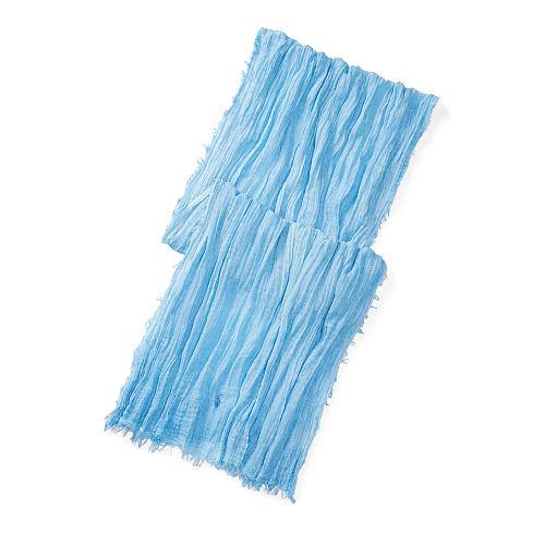 Polo Ralph Lauren Crinkled Cotton Scarf Sterling Blue