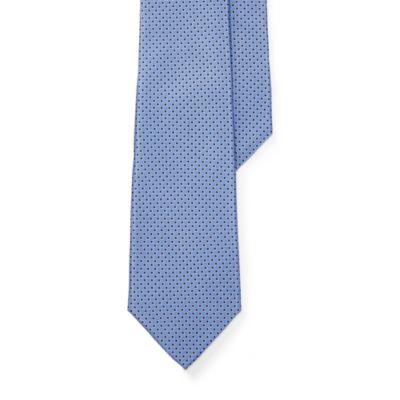 Ralph Lauren Square-print Silk Narrow Tie Violet