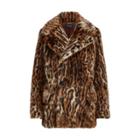 Ralph Lauren Ocelot-print Faux-fur Peacoat Ocelot
