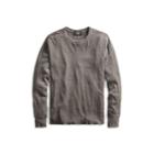 Ralph Lauren Waffle-knit Cotton Crewneck Alpine Grey