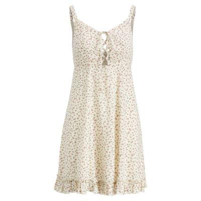 Ralph Lauren Floral Lace-up Dress Wind Chime Floral