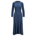 Ralph Lauren Cotton Fit-and-flare Dress Shale Blue Heather