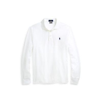 Ralph Lauren Custom Slim Long-sleeve Polo White