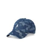 Ralph Lauren Camo Cotton Baseball Cap Indigo Camo