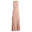 Ralph Lauren Lace Sleeveless Gown Rose/gold