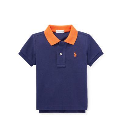 Ralph Lauren Cotton Mesh Polo Shirt Boathouse Navy 3m