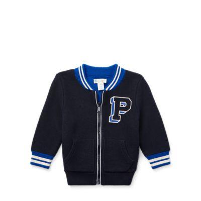 Ralph Lauren Reversible Full-zip Sweater Hunter Navy Multi 9m