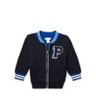 Ralph Lauren Reversible Full-zip Sweater Hunter Navy Multi 9m