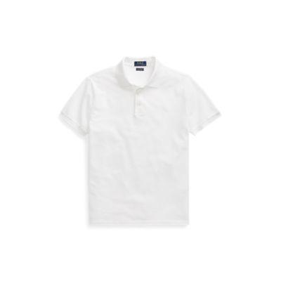 Ralph Lauren Custom Slim Stretch Mesh Polo White/tonal Pp