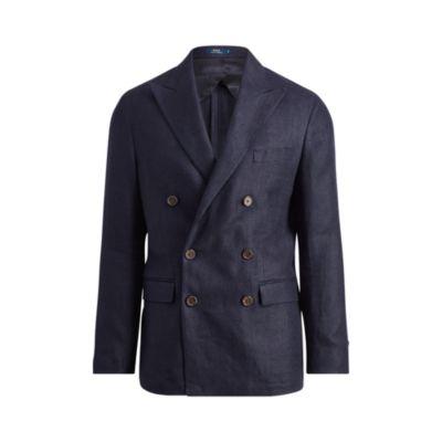 Ralph Lauren Morgan Linen Twill Sport Coat Dark Navy