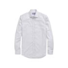 Ralph Lauren Checked Cotton Dress Shirt White And Dark Blue