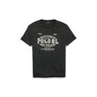 Ralph Lauren Custom Slim Fit Cotton T-shirt Polo Black