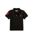 Ralph Lauren Cotton Mesh Polo Shirt Polo Black 3m
