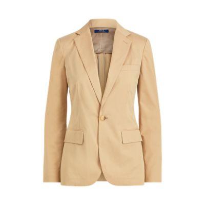 Ralph Lauren Stretch Cotton Twill Jacket Coastal Beige
