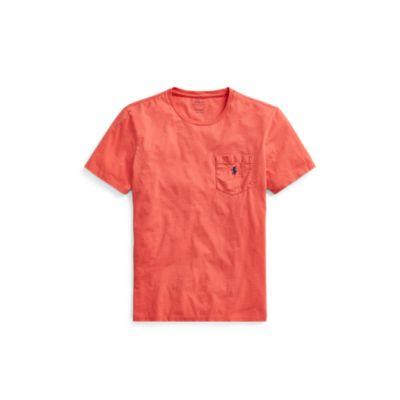 Ralph Lauren Classic Fit Pocket T-shirt Red / Navy Pp