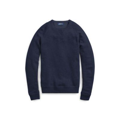 Ralph Lauren Merino Wool Sweater Medieval Blue Heather