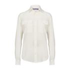 Ralph Lauren Antoinette Silk Shirt Cream