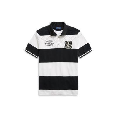 Ralph Lauren Classic Fit Mesh Polo Shirt Polo Black/deckwash White