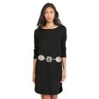 Polo Ralph Lauren Merino Wool Shift Dress Black