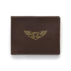 Ralph Lauren Rrl Leather Single-fold Wallet Dark Brown