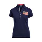 Ralph Lauren Slim Fit Americana Mesh Polo Newport Navy