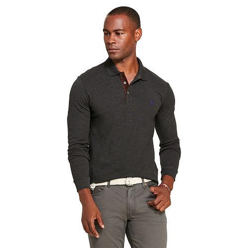 Polo Ralph Lauren Slim-fit Stretch Mesh Polo Onyx Heather