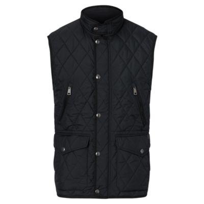 Ralph Lauren Diamond-quilted Vest Polo Black Xl Tall
