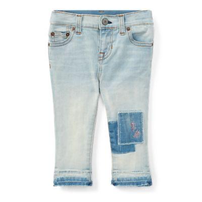 Ralph Lauren Embroidered Skinny Jean Myrtle Wash 6m