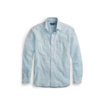 Ralph Lauren Classic Fit Chambray Workshirt Indigo