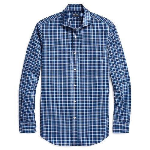 Polo Ralph Lauren Standard Fit Cotton Shirt Navy/jewel Multi