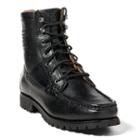 Polo Ralph Lauren Rouland Tumbled Leather Boot Black