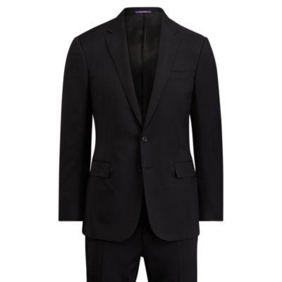 Ralph Lauren Anthony Wool Serge Suit Black