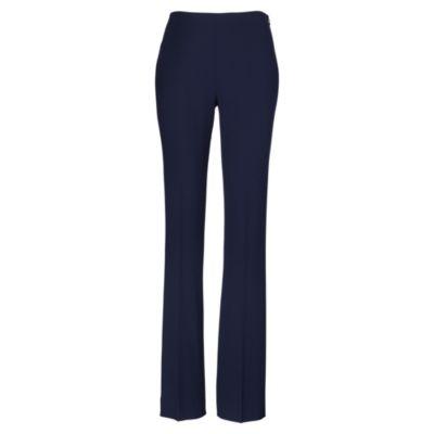 Ralph Lauren Alandra Silk Cady Pant Navy