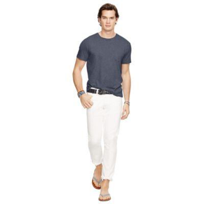 Ralph Lauren Cotton Jersey Pocket T-shirt Fresco Blue Heather