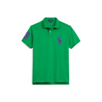 Ralph Lauren Custom Fit Mesh Polo Shirt Stem