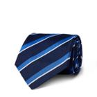 Ralph Lauren Striped Silk Repp Tie Navy/blue
