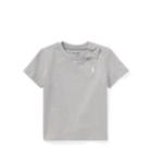 Ralph Lauren Cotton Jersey Crewneck T-shirt Soft Grey 9m