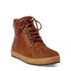 Ralph Lauren Regnald Nubuck Sneaker Boot New Snuff/deep Saddle Tan