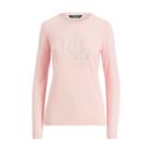 Ralph Lauren Microstud Long-sleeve T-shirt Pale Rose