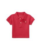 Ralph Lauren Cotton Mesh Polo Shirt Tropic Pink 9m