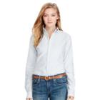 Ralph Lauren Women's Cotton Oxford Shirt Blue/white