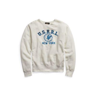 Ralph Lauren Cotton-blend-fleece Sweatshirt Thermal Cream