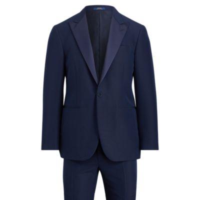 Ralph Lauren Polo Wool Ottoman Tuxedo Navy