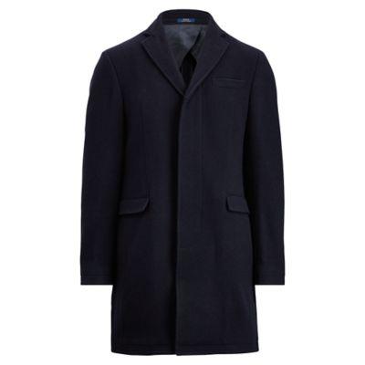 Ralph Lauren Morgan Wool Paddock Coat Navy