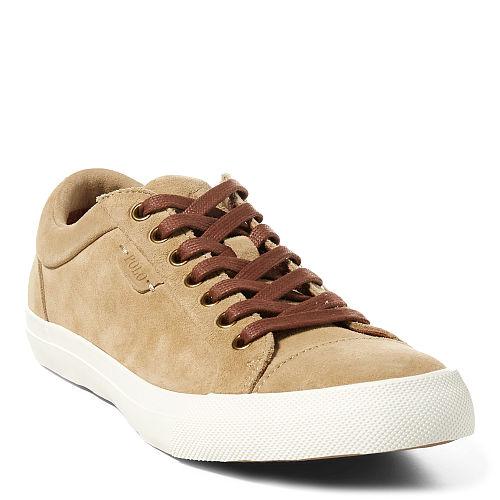 Polo Ralph Lauren Geffrey Suede Low-top Sneaker Tan