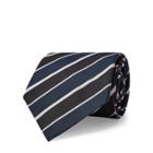Ralph Lauren Striped Silk Tie Navy