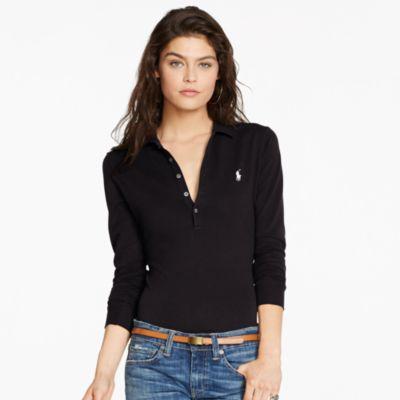 Ralph Lauren Women's Polo Shirt Black