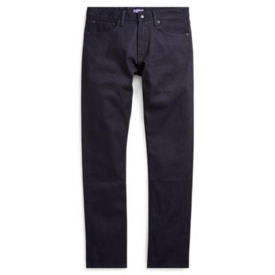 Ralph Lauren Slim Fit Selvedge Jean Ink Blue Stretch